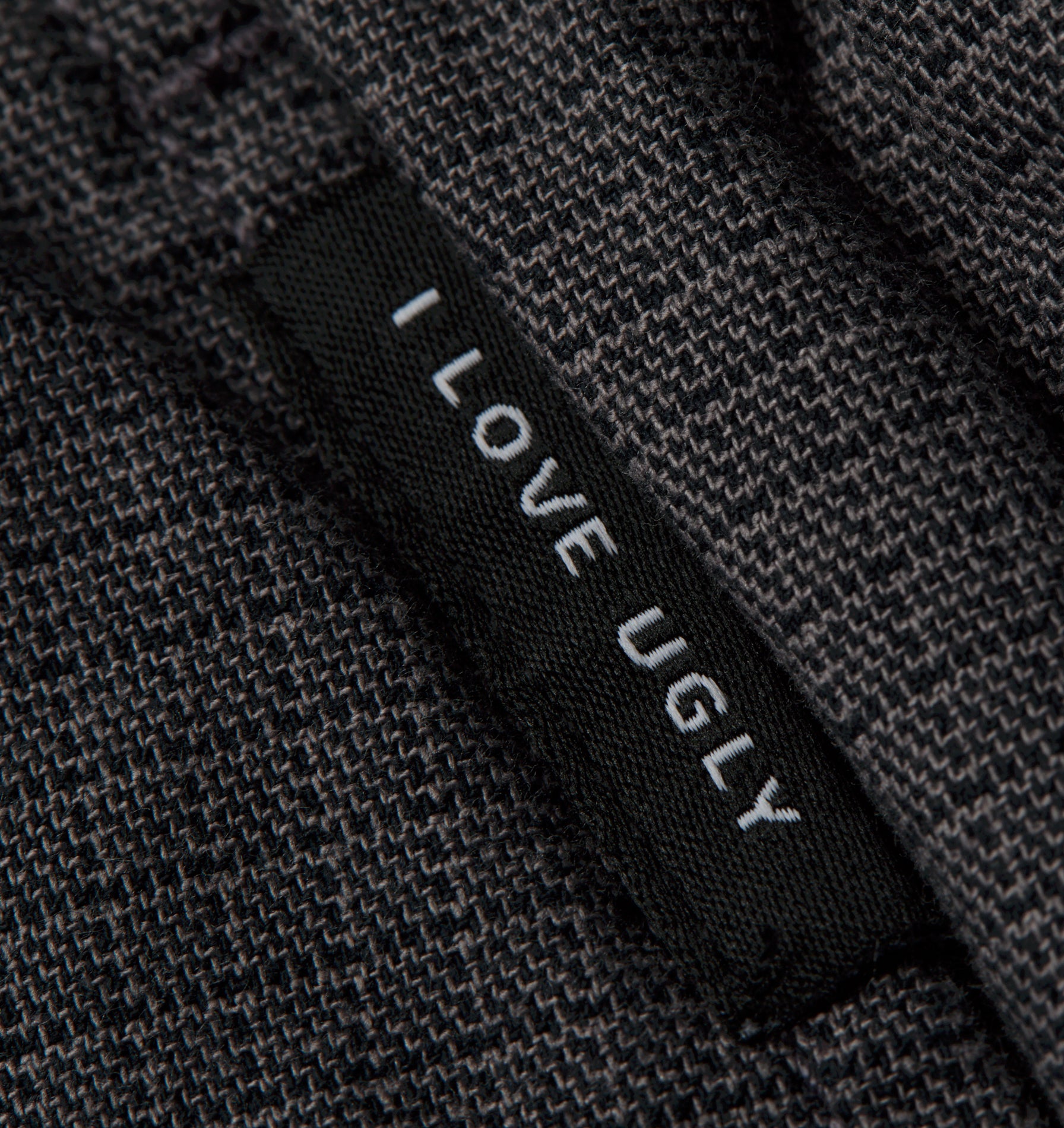 Michael Pleat Short - Grey Mini Check