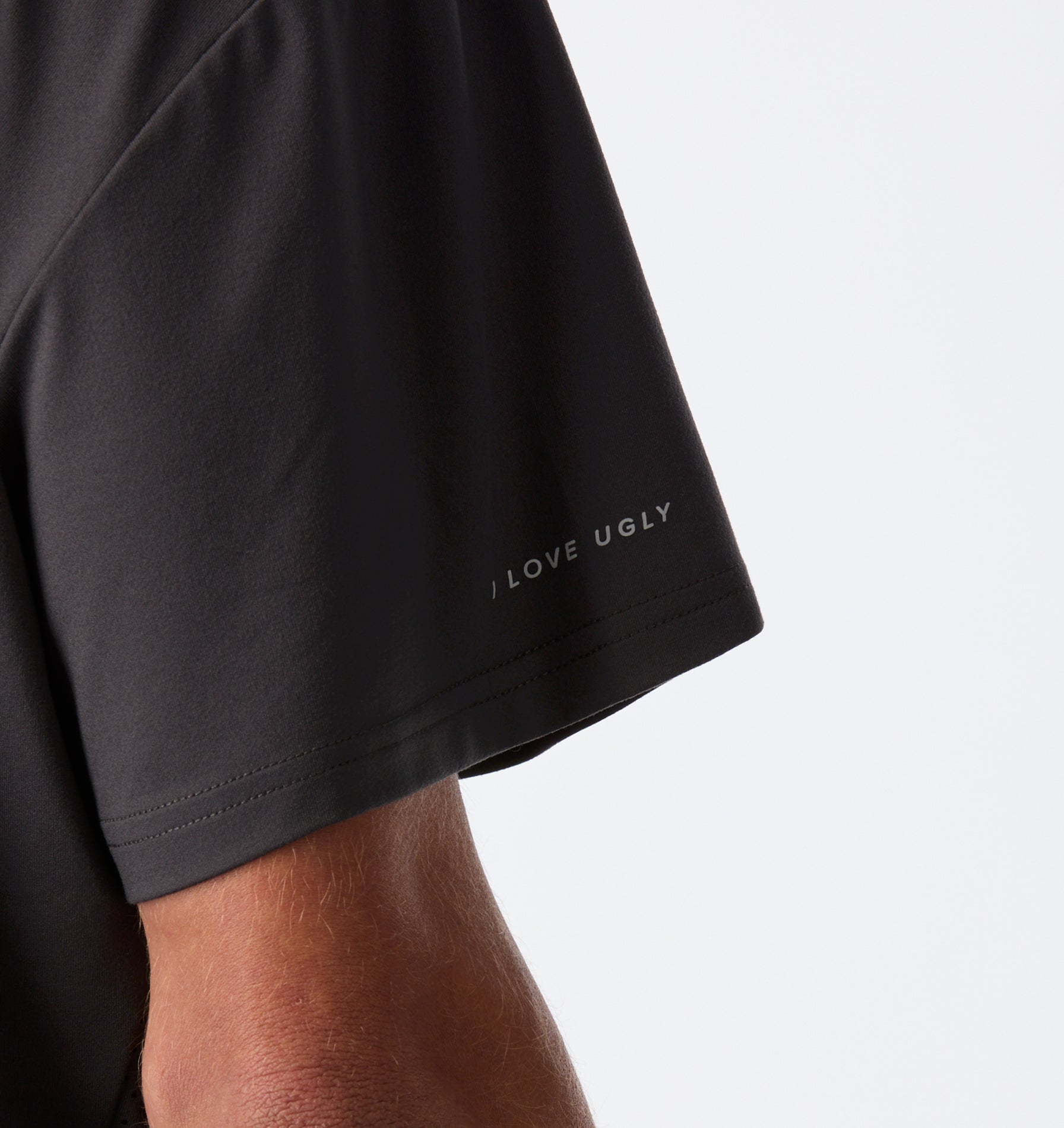 Active Box Tee - Charcoal