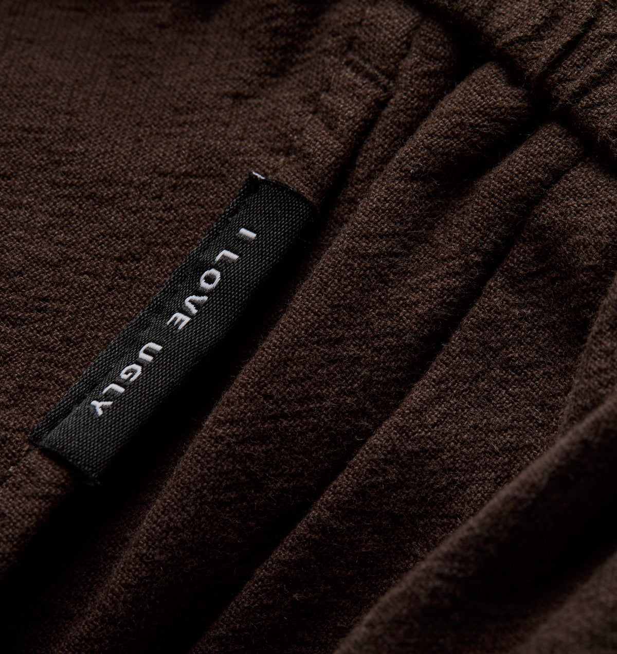 Linen Alby Pleated Short - Espresso