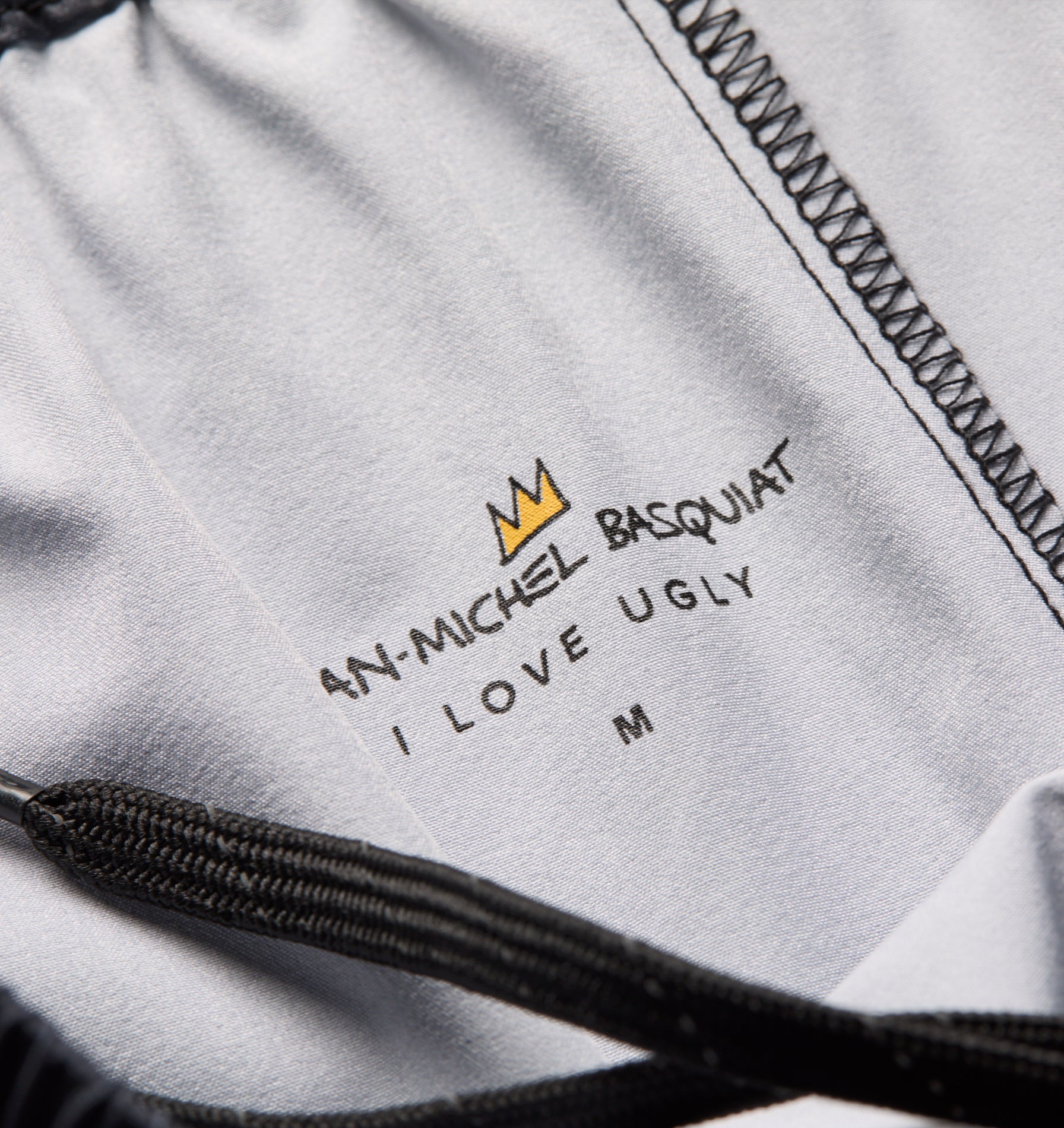 Basquiat Pegasus Active 5 Inch Core Short - Off White / Charcoal