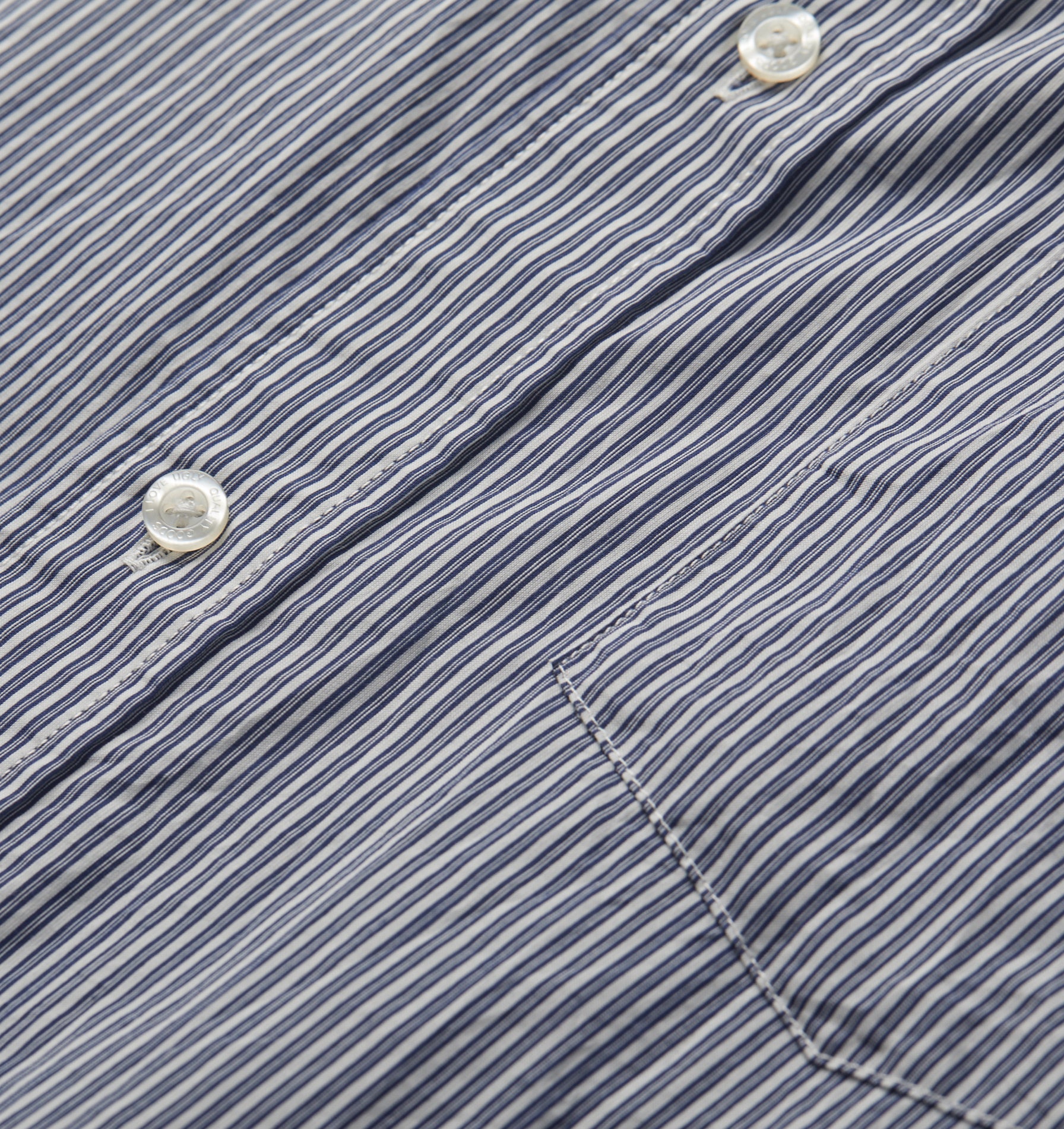 Kingston Overshirt - Blue/White Stripe