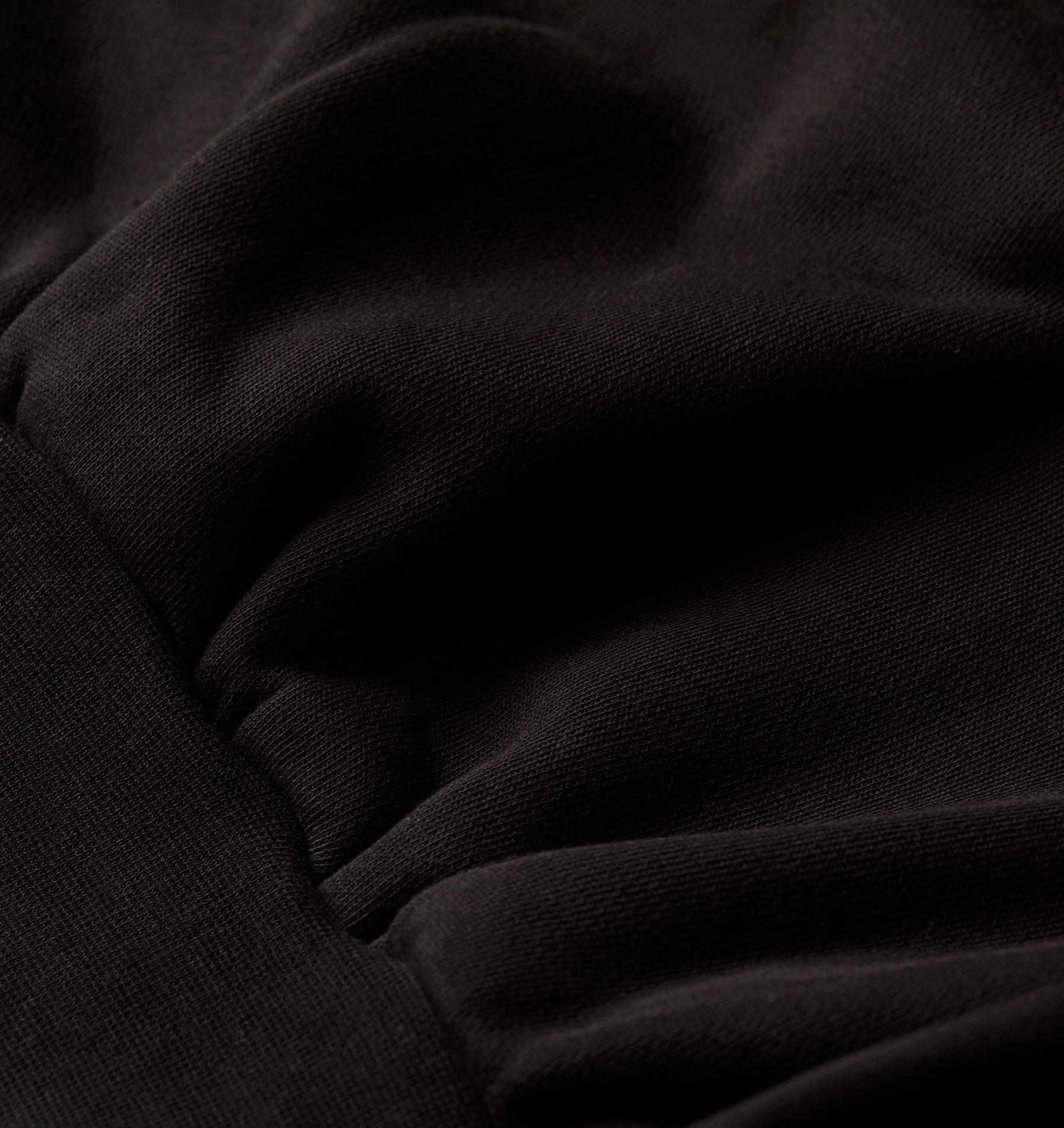 Heavy Box Crop Crew - Black