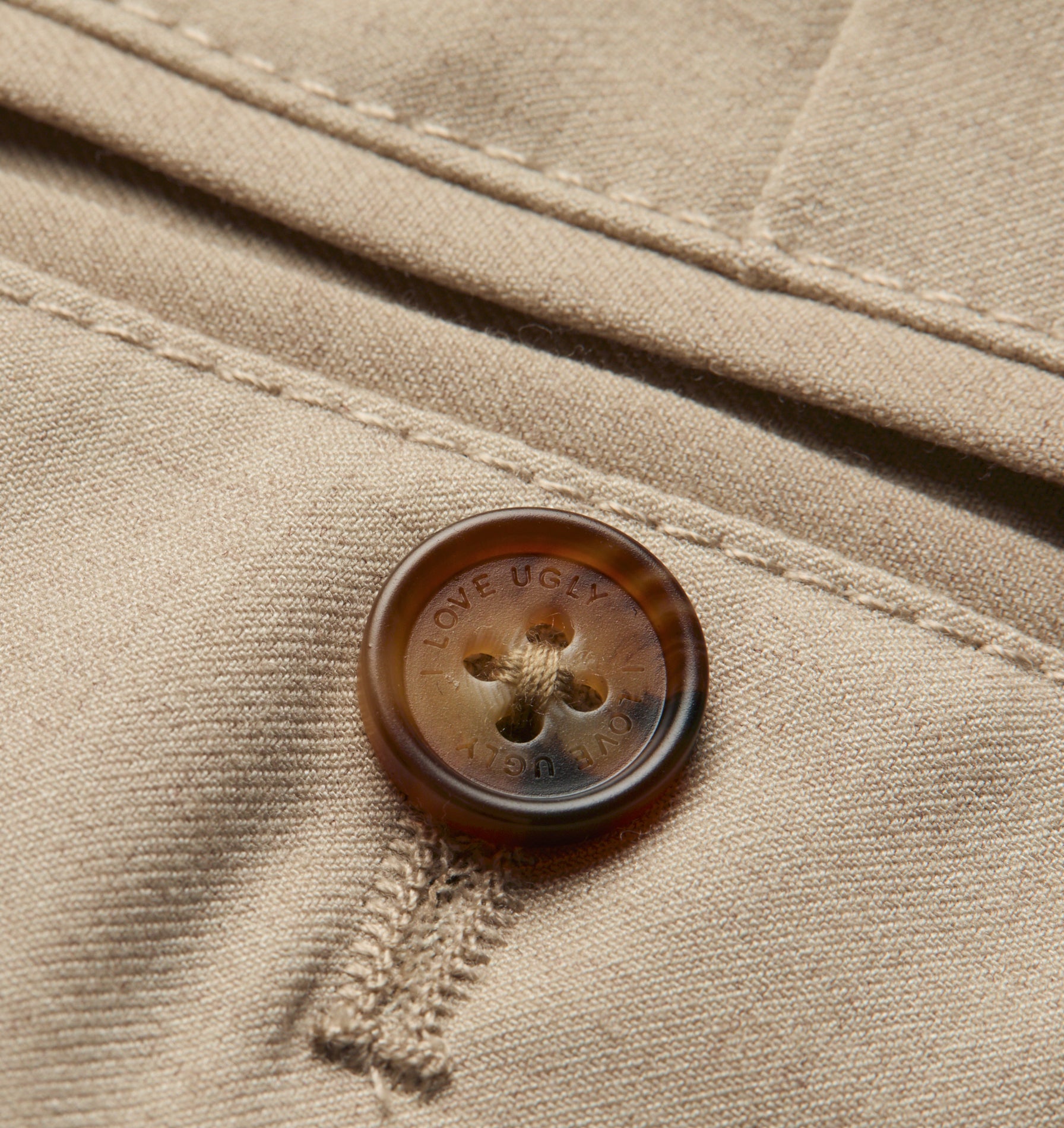 Quincy Pleated Short - Bone