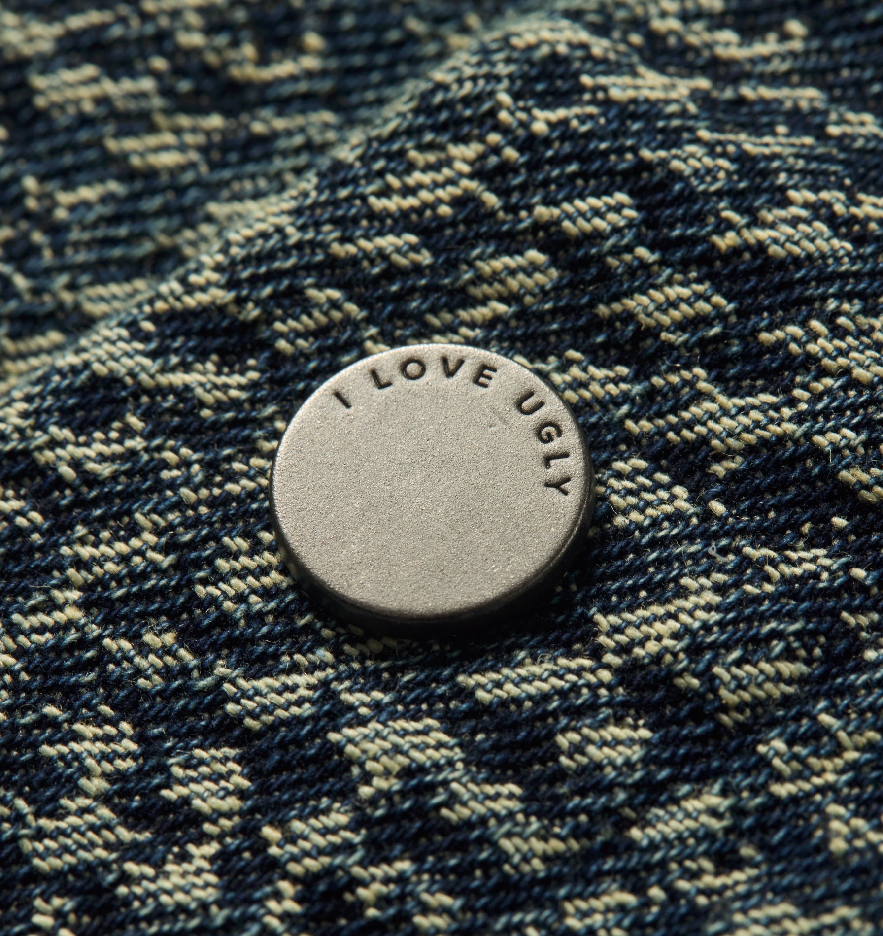 Textured Denim Short - Aged Indigo