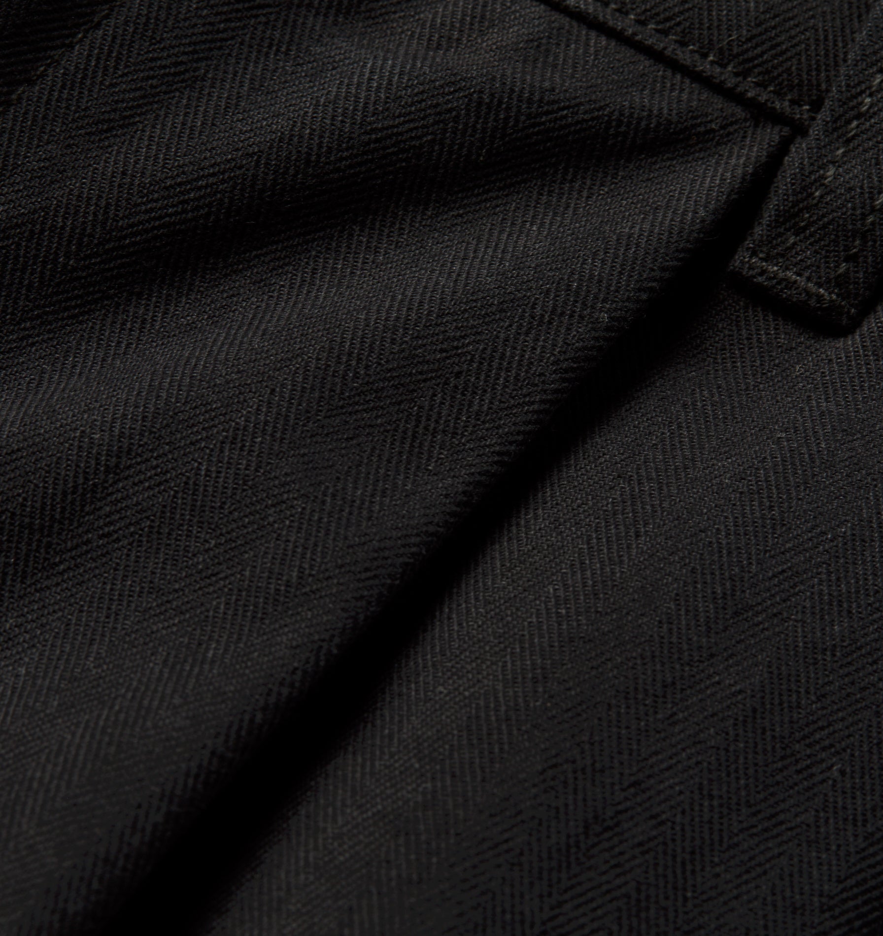 Twin Pleat Pant - Black