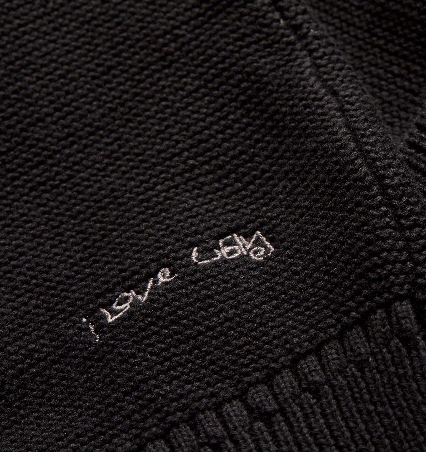 Nelson Cotton Cardigan - Black