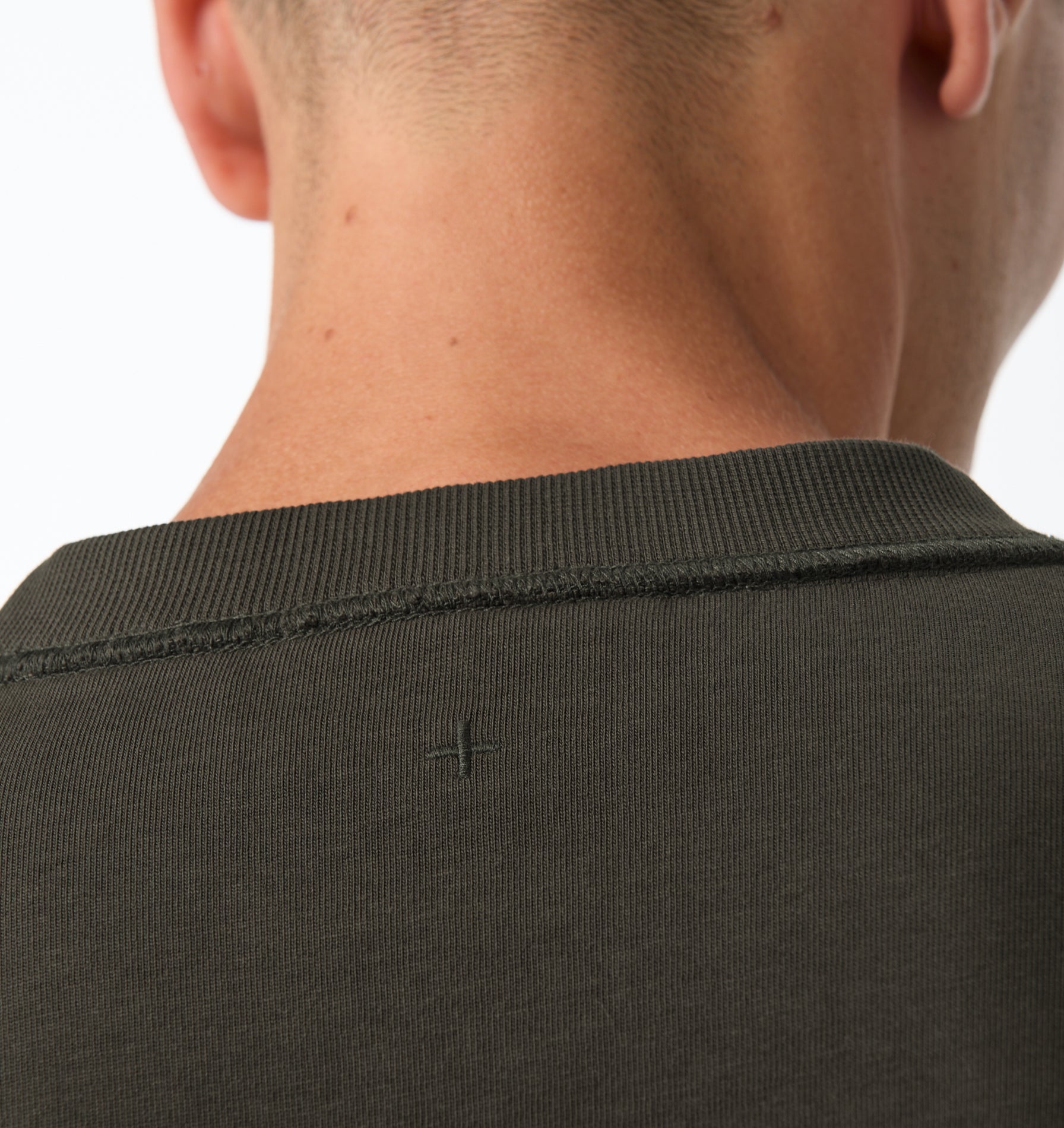 Crop Box Tee - Flint Grey