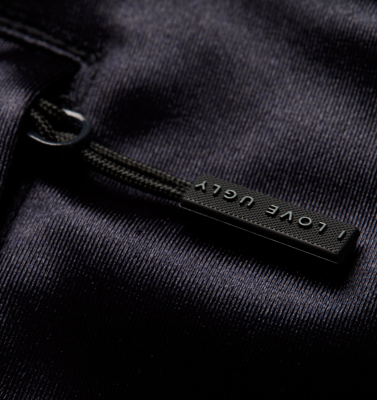 Satin Track Pant - Indigo