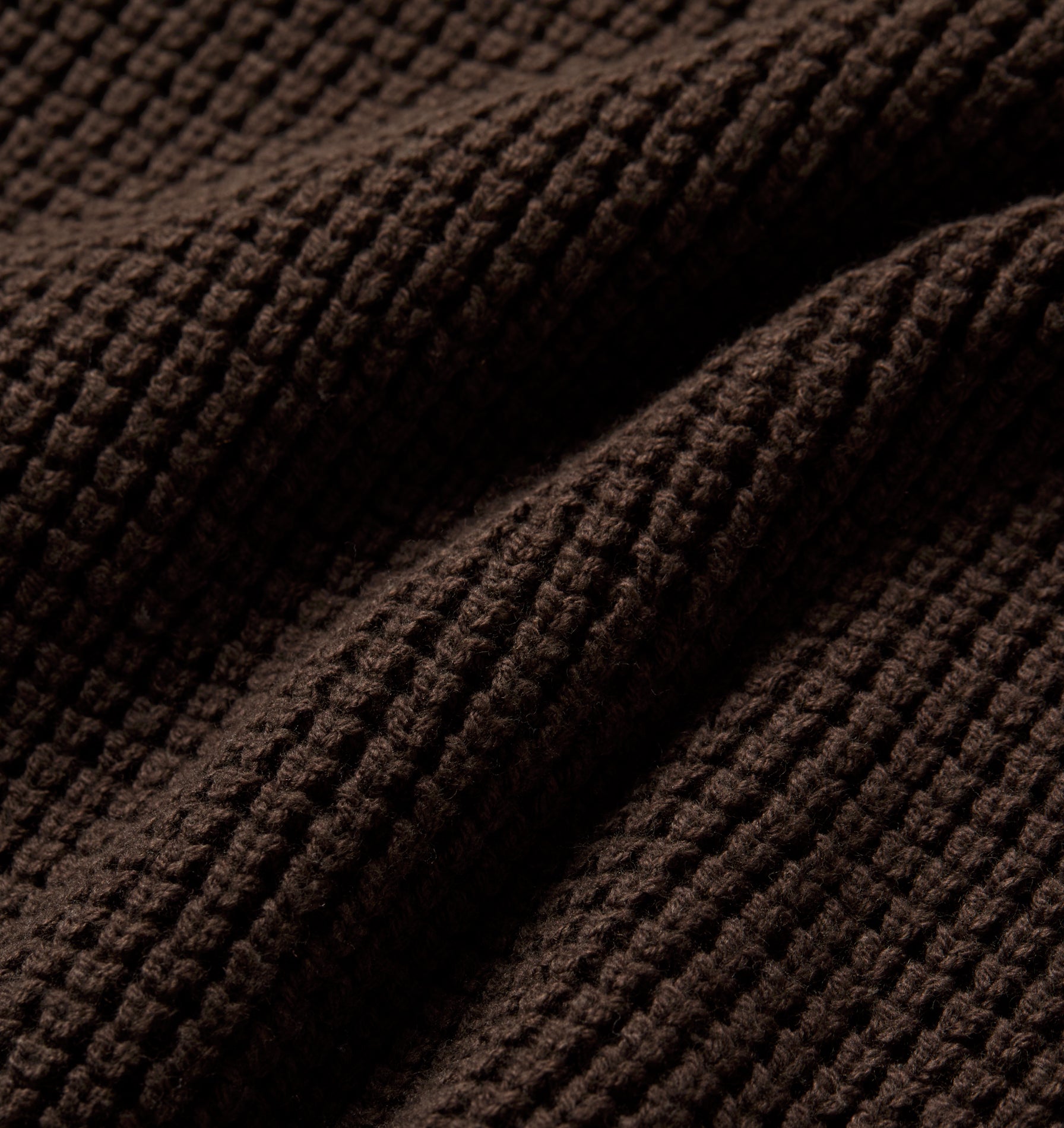 Knit Crew Vest - Espresso