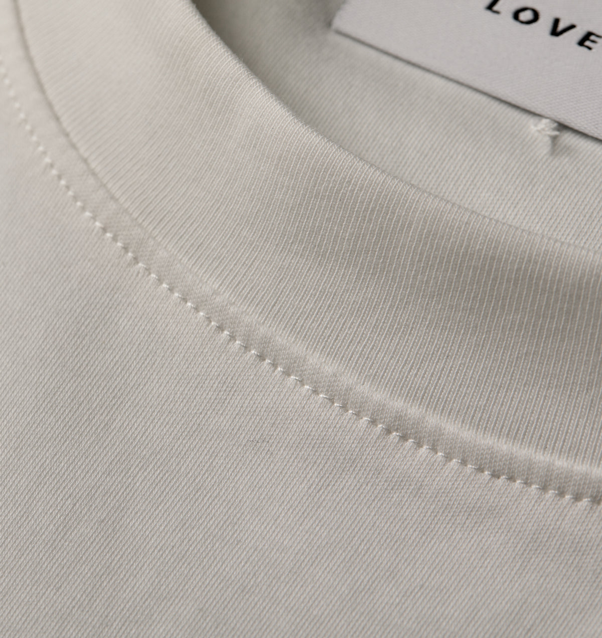 Monogram Interlock Crop Box Tee - White