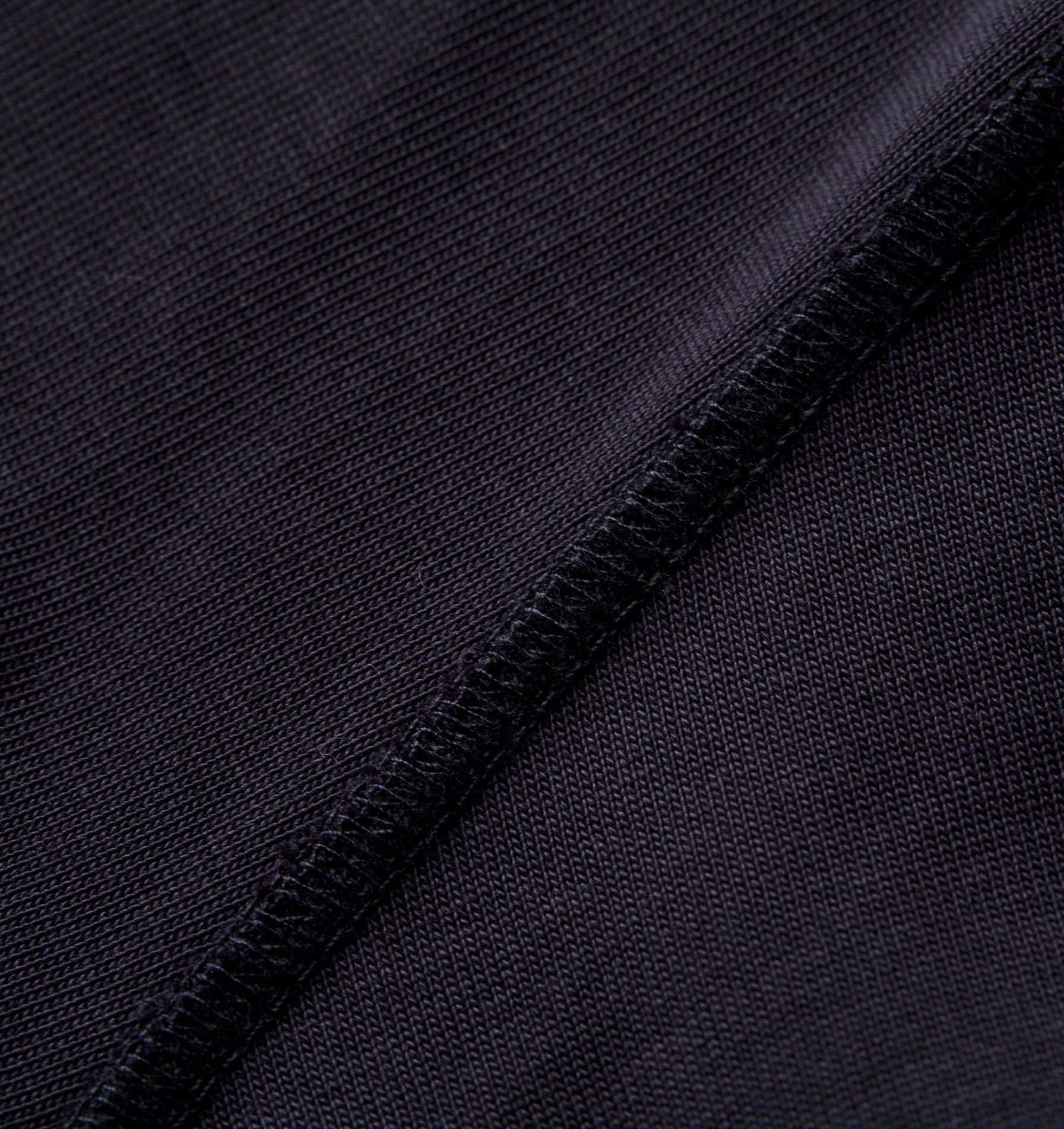 Warped Face Box Crop Tee - Washed Navy