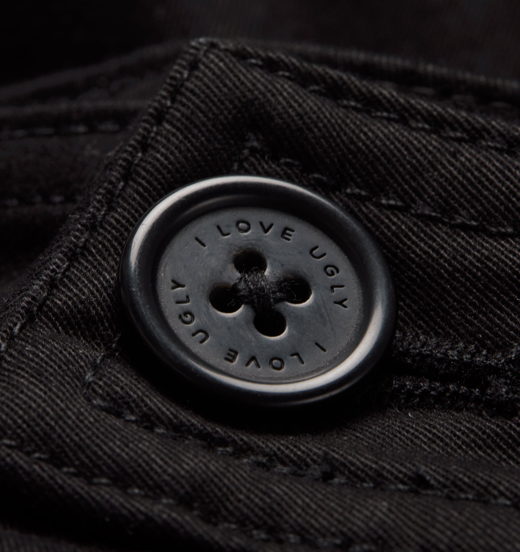 Uniform Straight Pant - Black