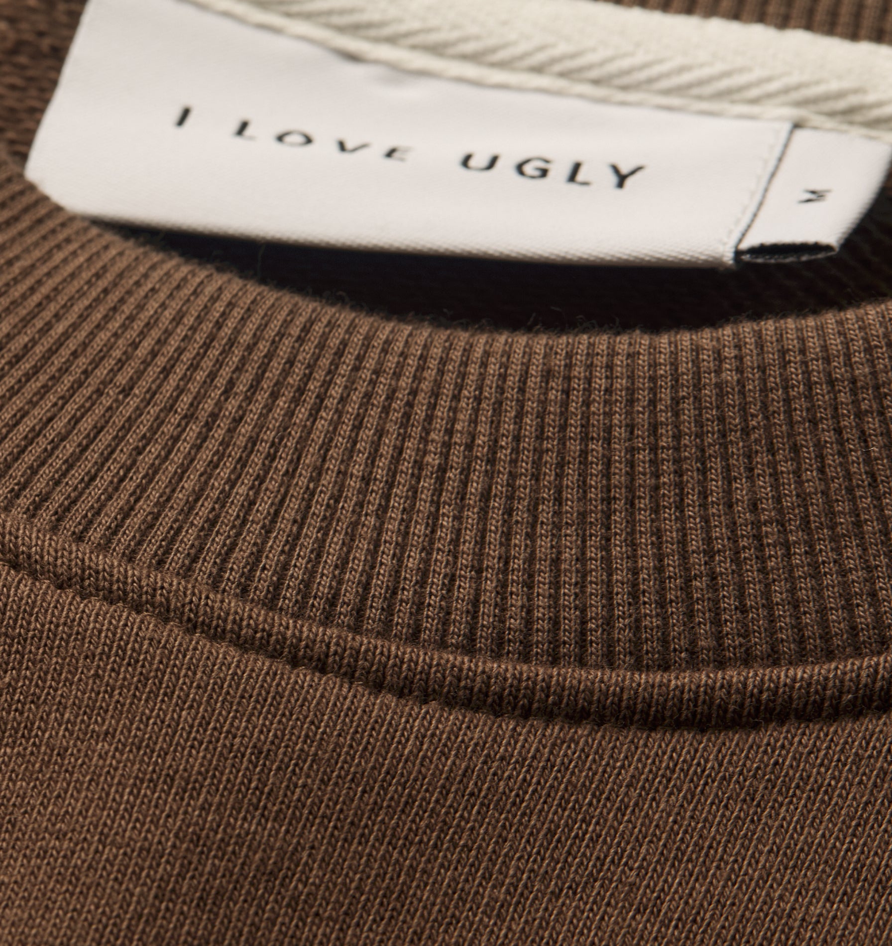 Oversized Crew - Fossil Brown