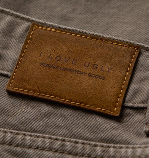 Cropped 90s Denim - Mocha