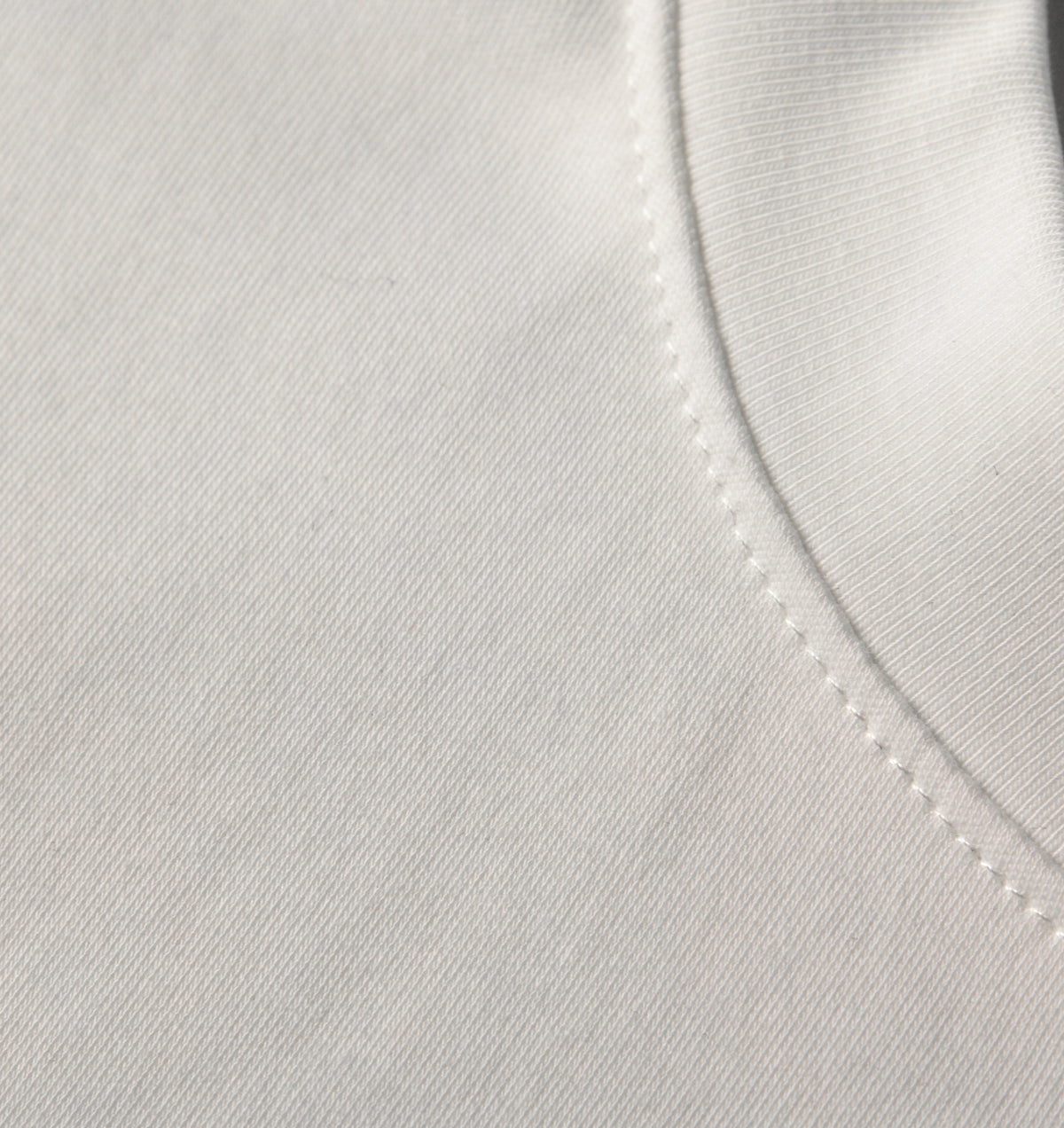 Interlock Crop Box Tee - White