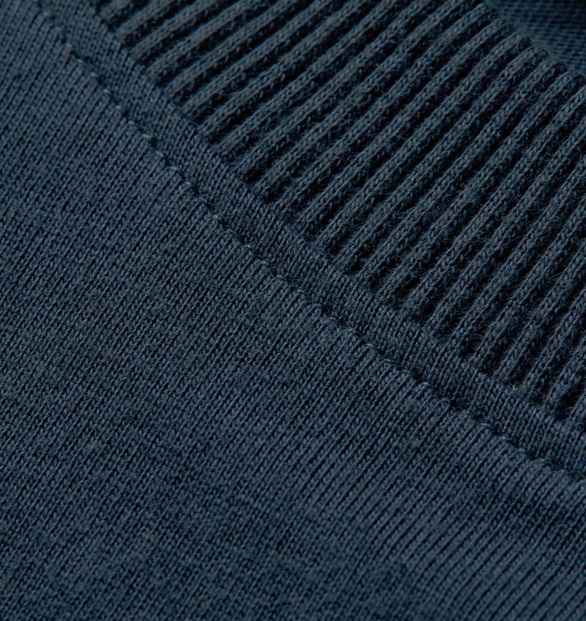 Crop Box Tee - Marine Blue