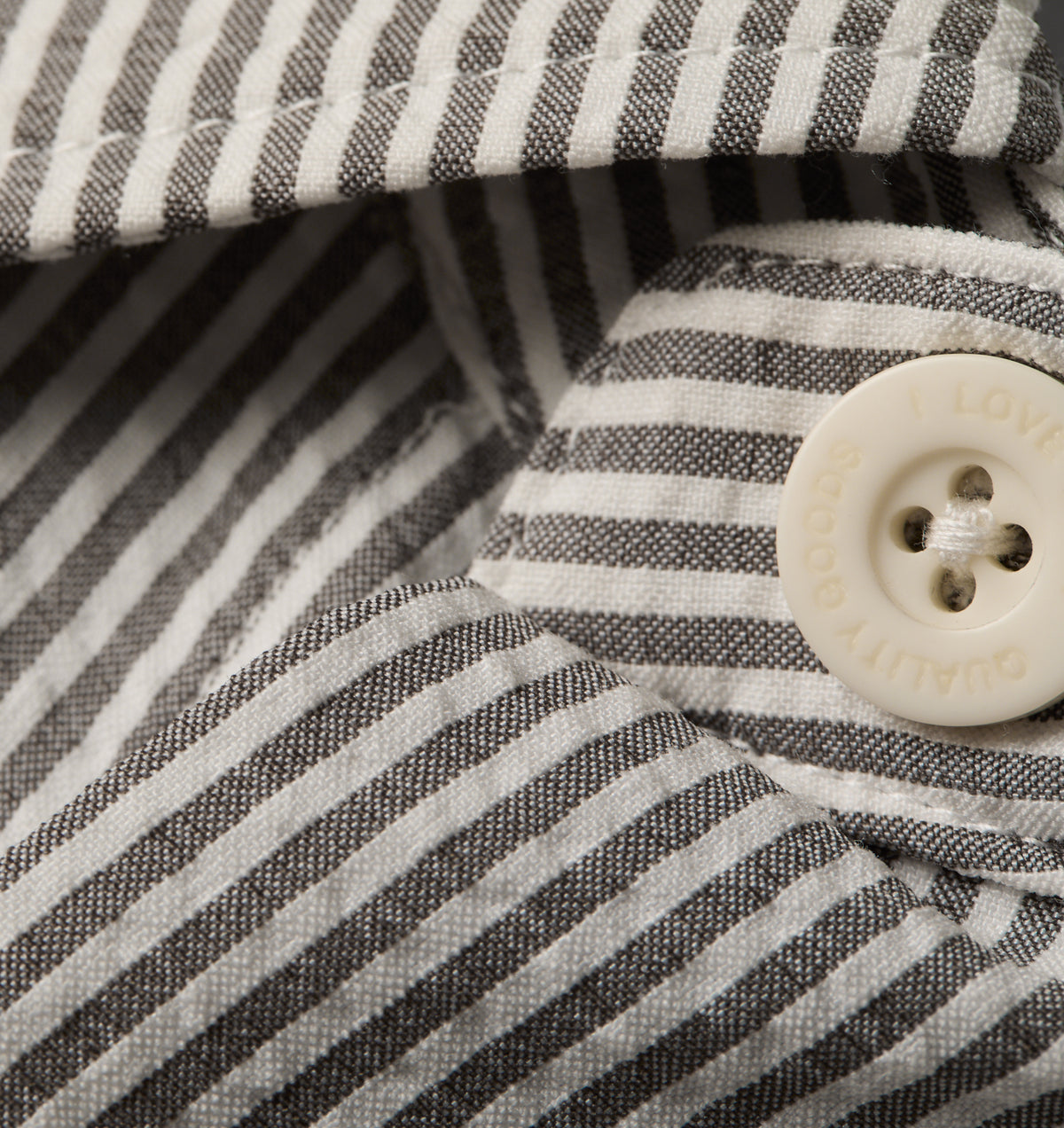 Dawson SS Shirt - White/Black Stripe