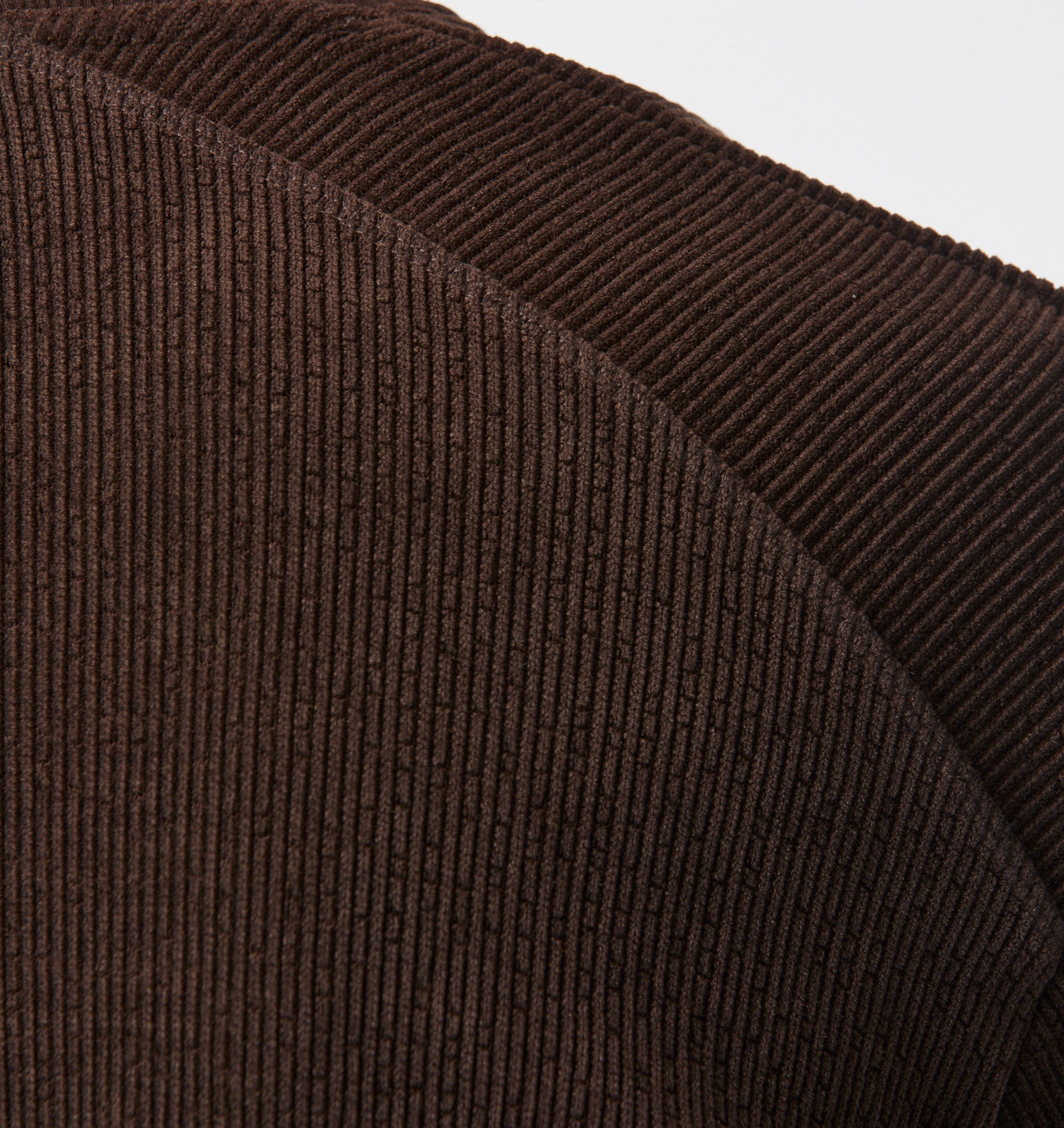 Textured LS Tee - Espresso
