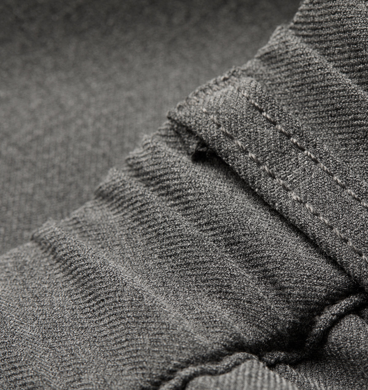 Albert Pleated Pant - Grey Marle