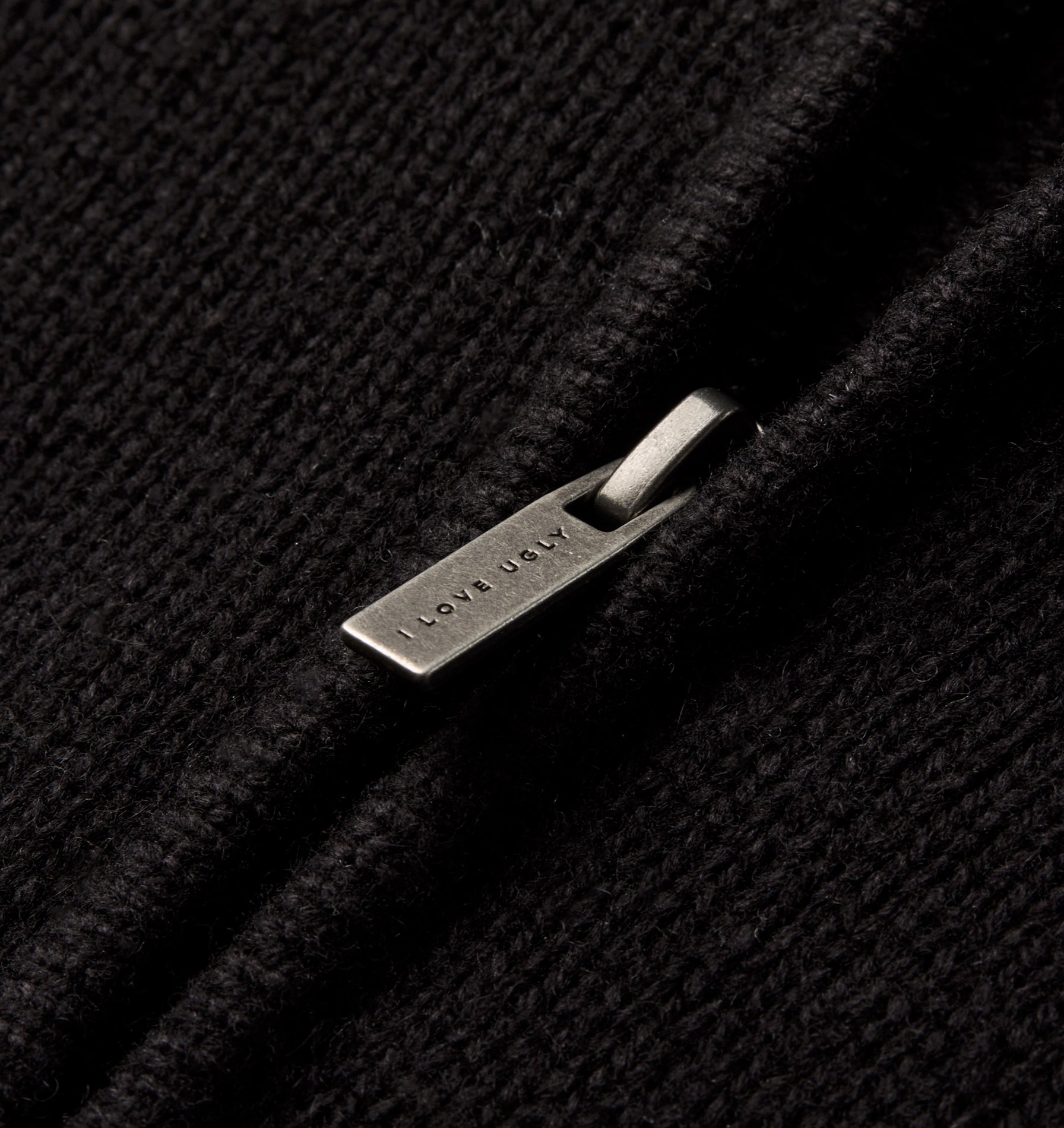 Knit Mario Pullover - Black