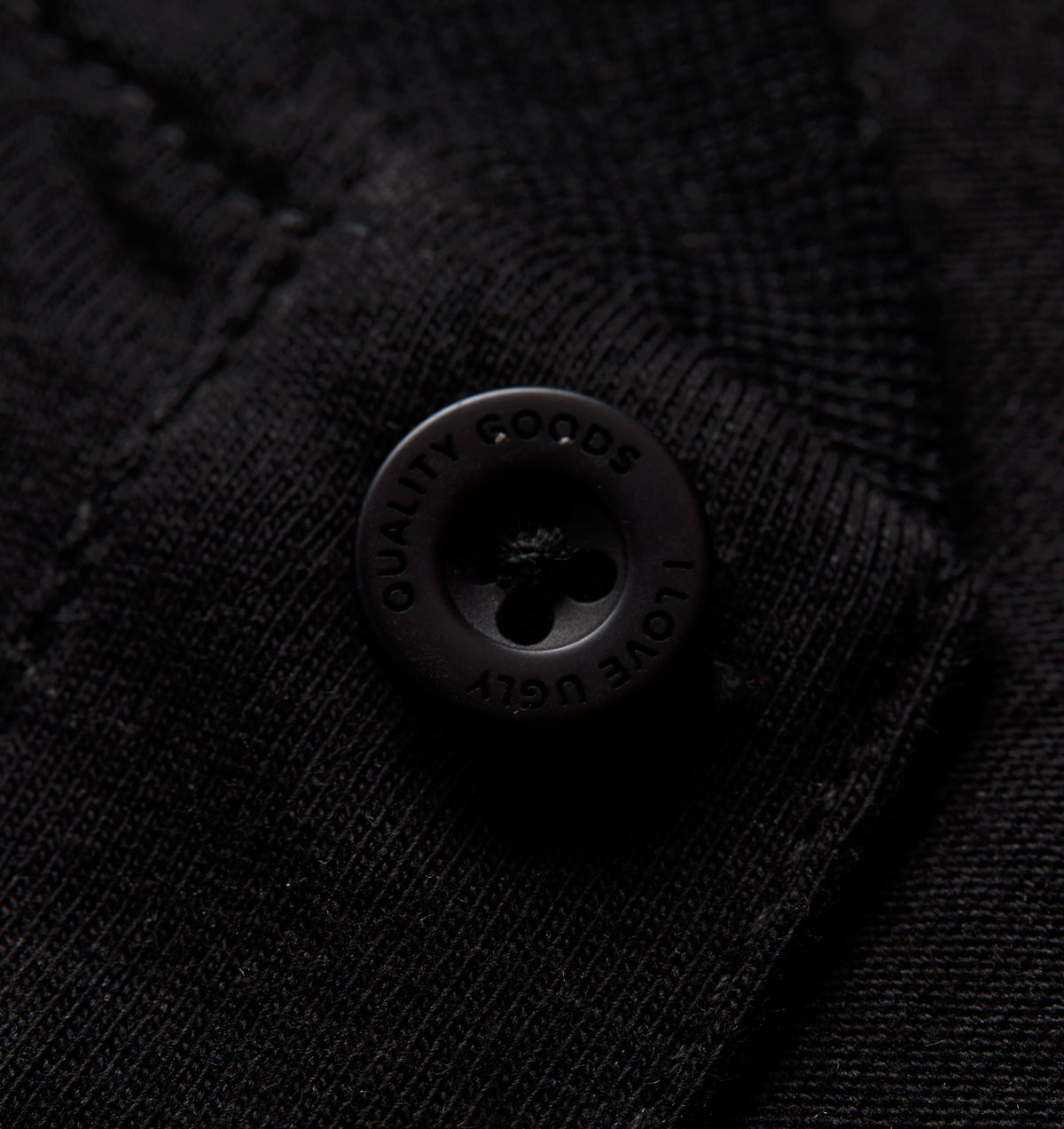Henley Muscle Tee - Black