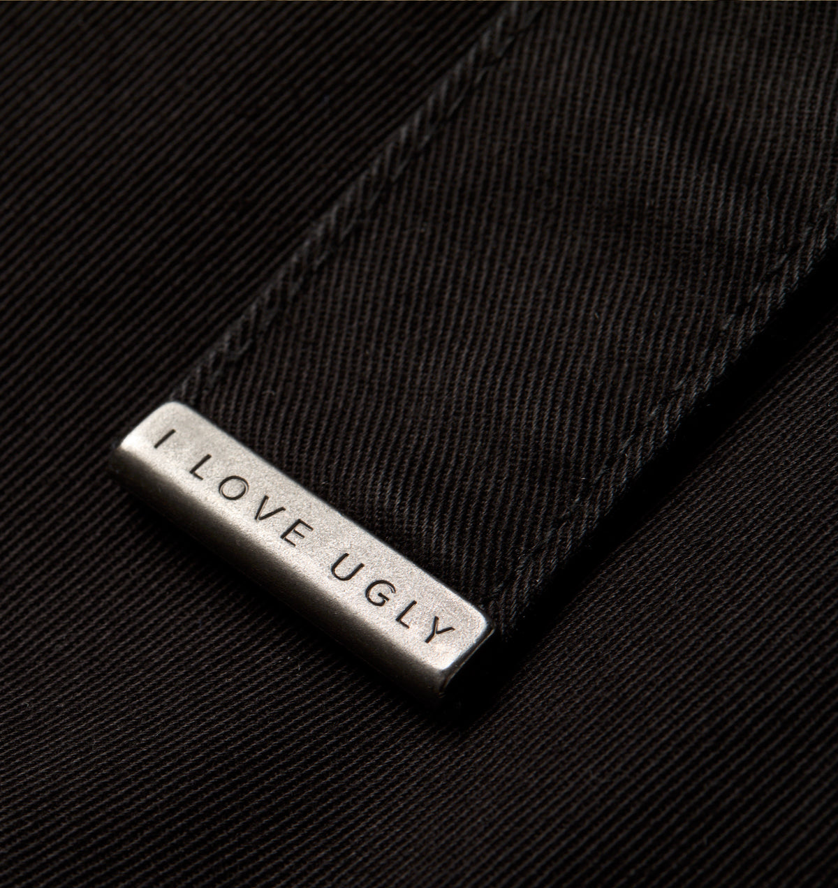 Belted Barrel Leg Short - Black