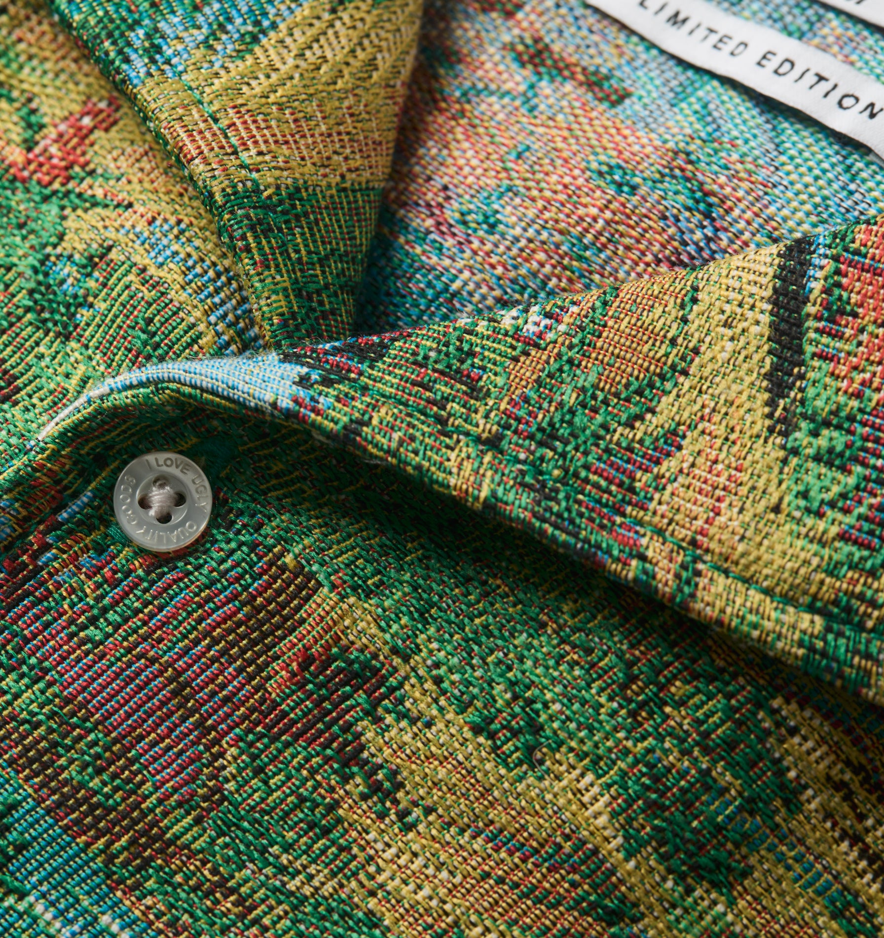 Cuban Collar SS Shirt - Orchard