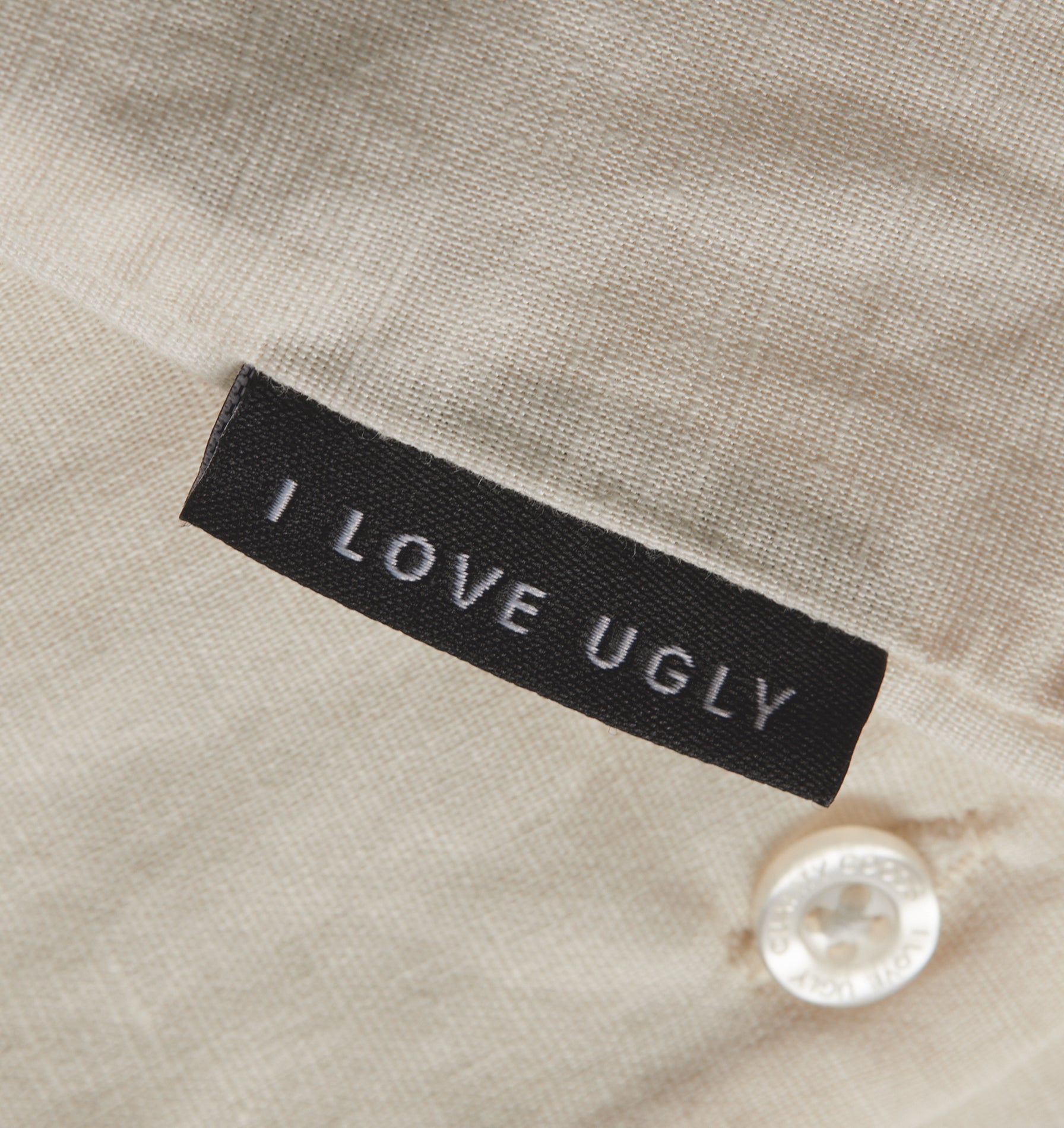 Linen Cuban Collar SS Shirt - Off White