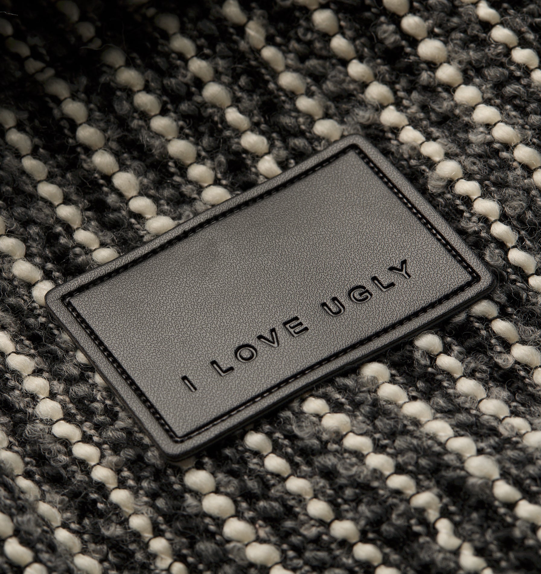 Boucle Overshirt  - Grey/White Stripe