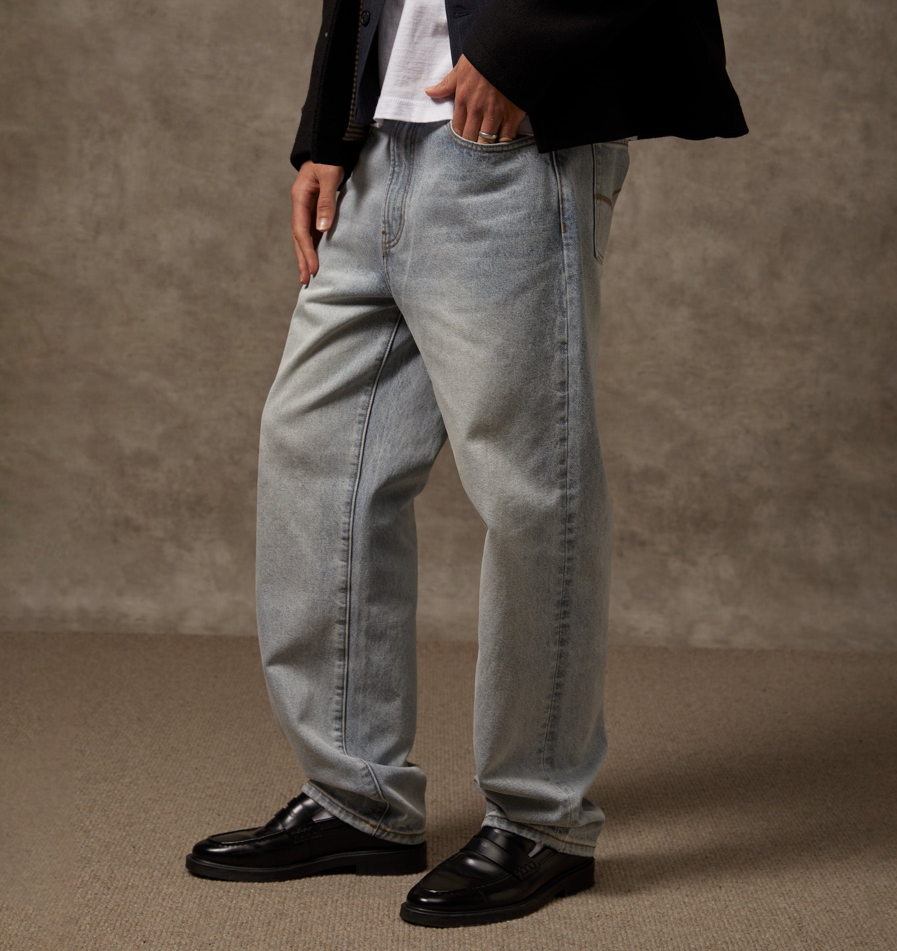 Webster Straight Denim - Light Vintage Blue