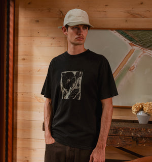Weeping Bloom Uniform Tee - Vintage Black