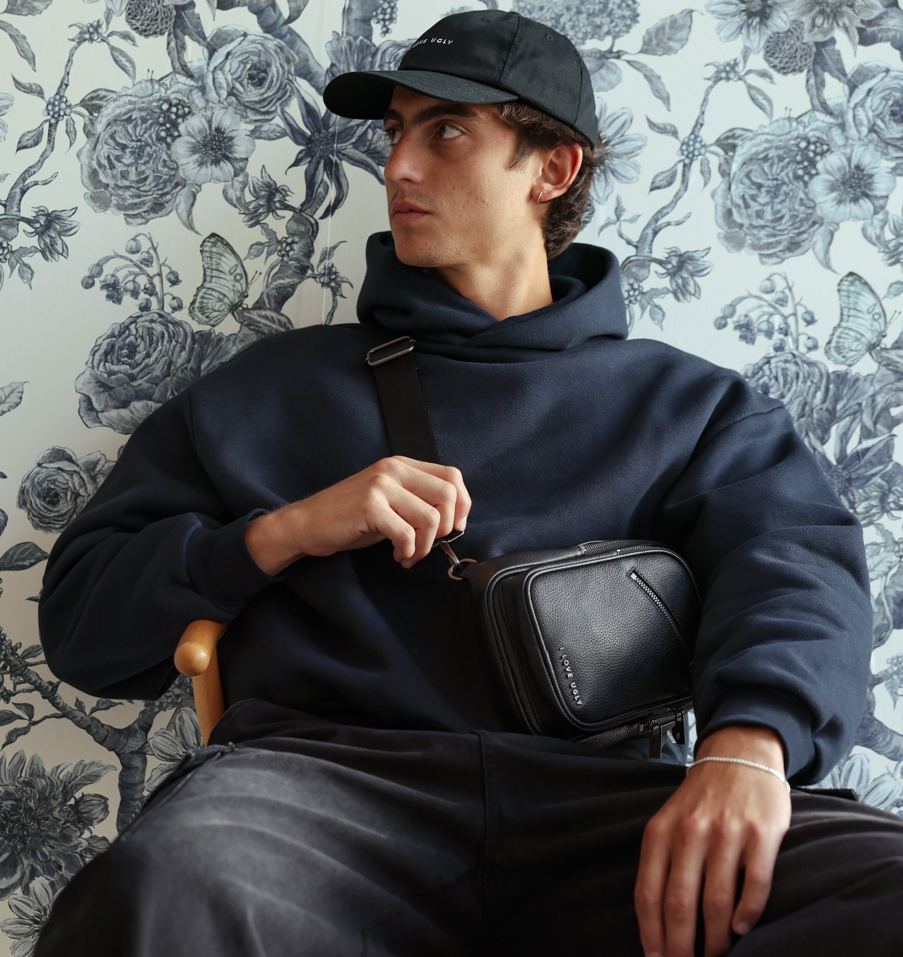 Heavy Crop Box Hood - Dark Navy