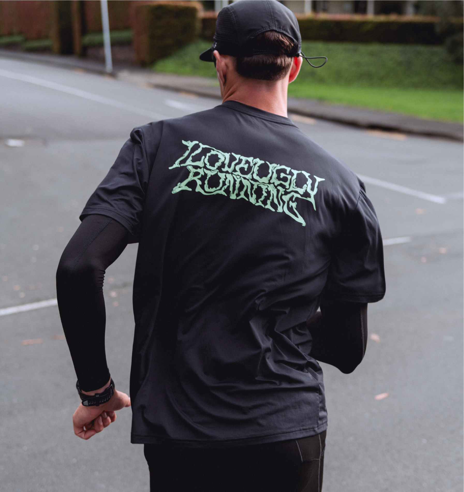 Liquified Active Classic Tee - Black / Lime