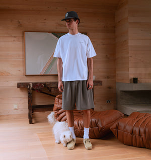 Cursive Box Tee 2.0 - White