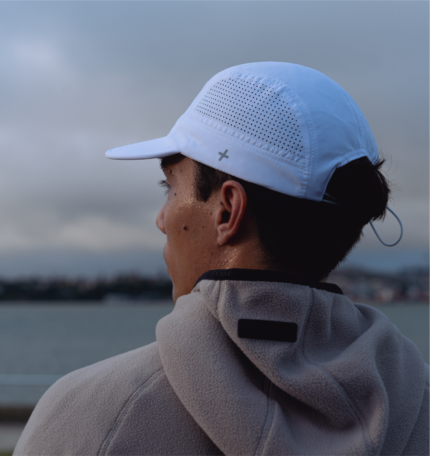 Active 5 Panel Cap - White