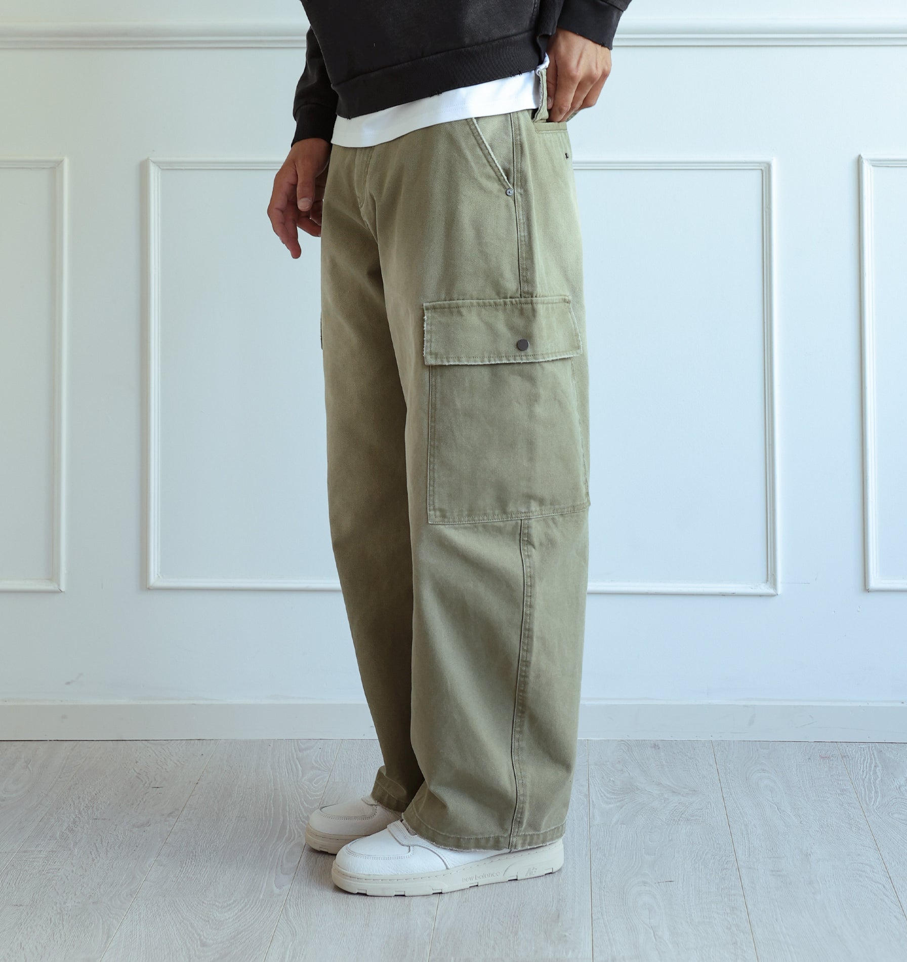 Balloon Cargo Pant - Vintage Moss
