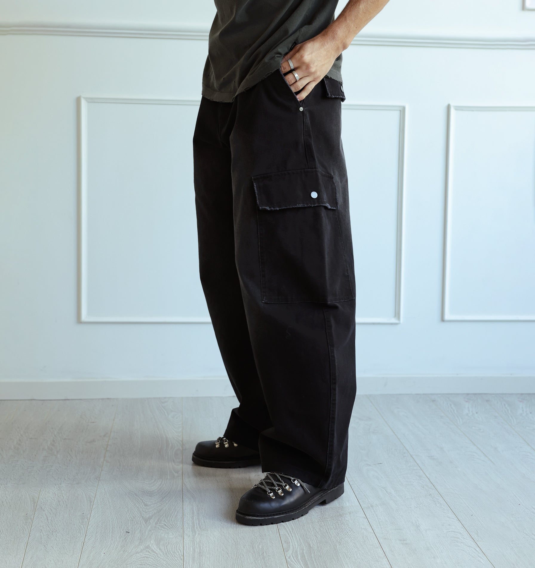Balloon Cargo Pant - Vintage Black | I Love Ugly