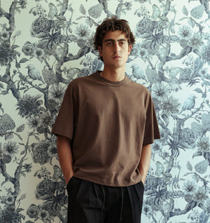 Crop Box Tee - Toffee