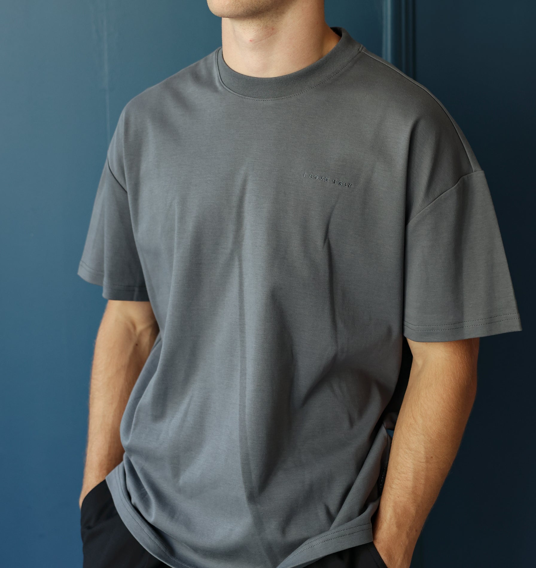 Interlock Box Tee 2.0 - Cobblestone