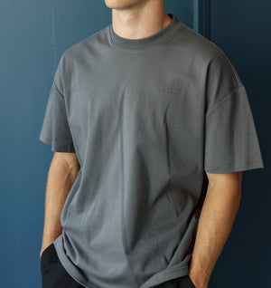 Interlock Box Tee 2.0 - Cobblestone