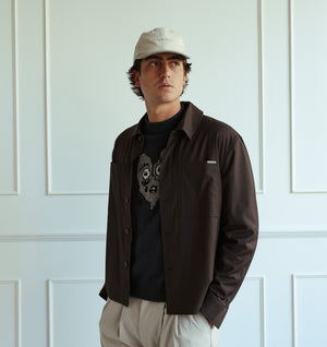 Tailored Overshirt - Espresso