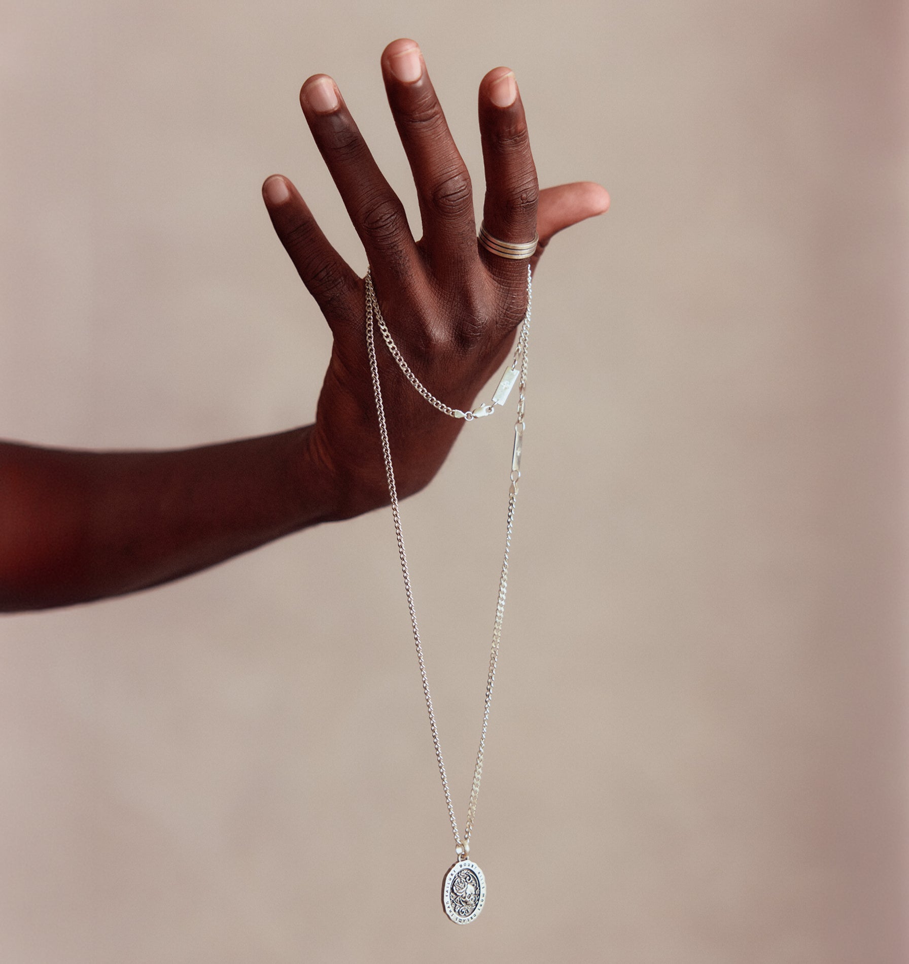 Doubt Kills Dreams Pendant - Silver