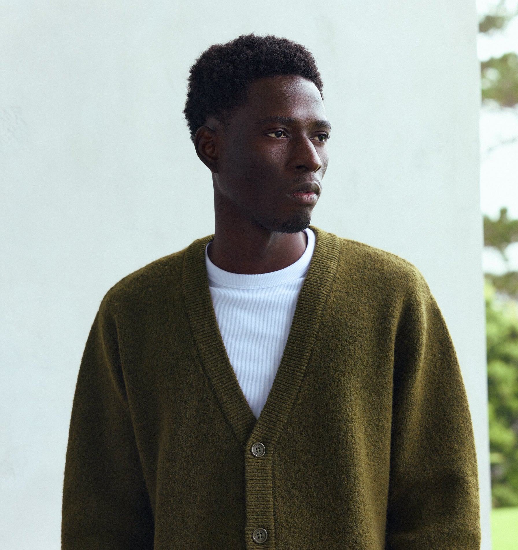 Nelson Cardigan - Moss