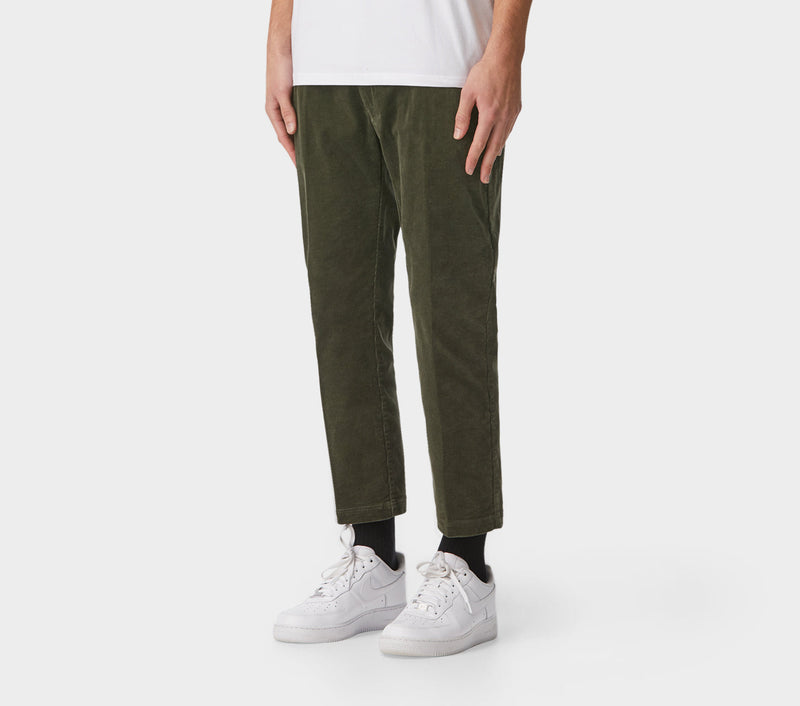 Slim Kobe Pant - Moss Green Cord