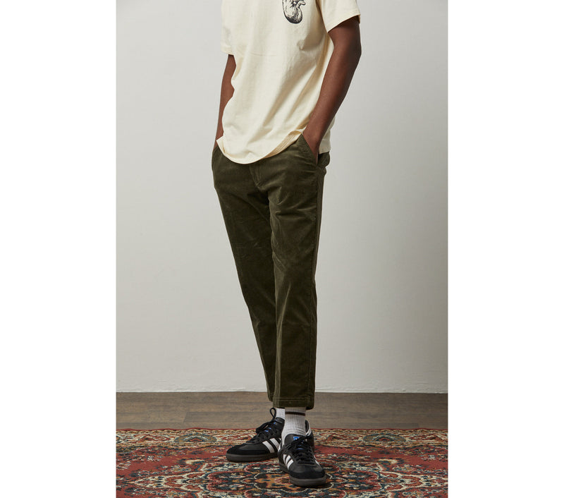 Slim Kobe Pant - Moss Green Cord