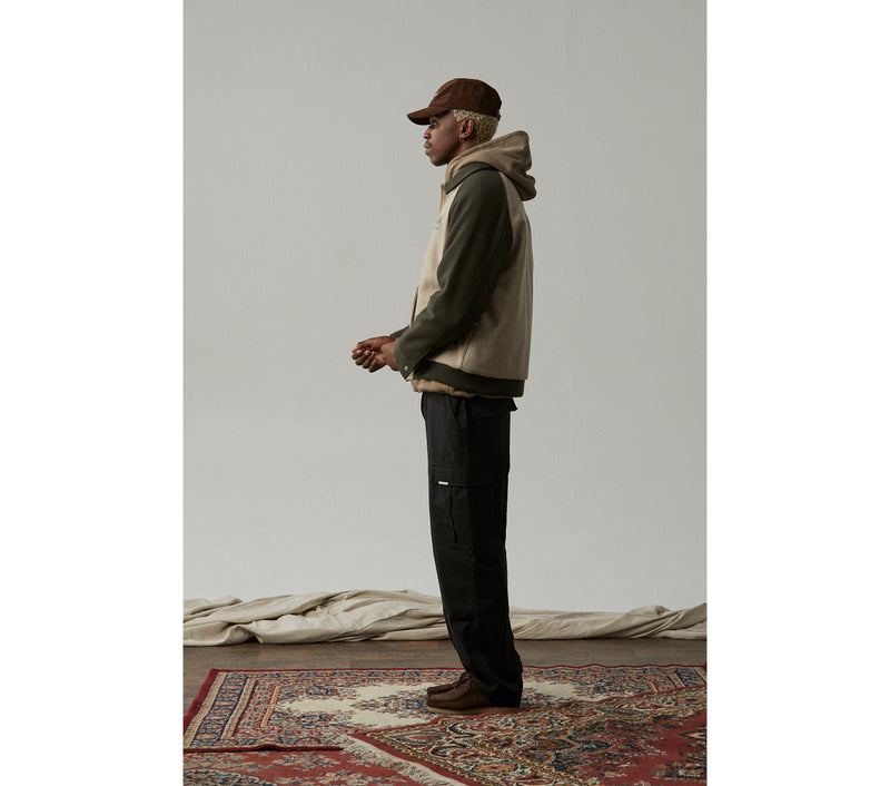 Straight Cargo Pant - Black