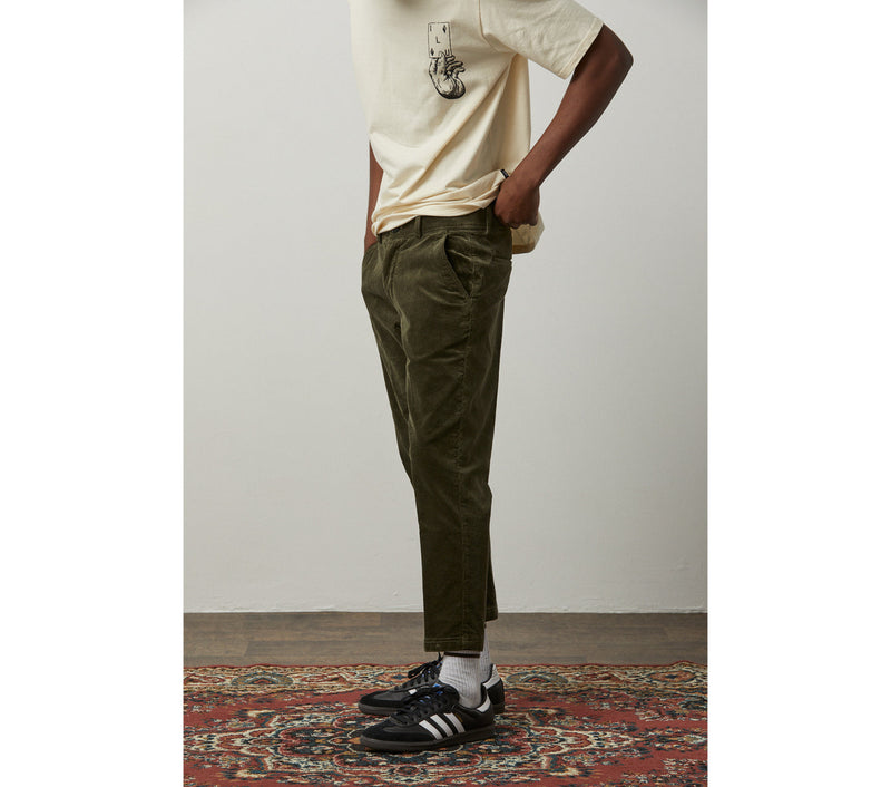 Slim Kobe Pant - Moss Green Cord